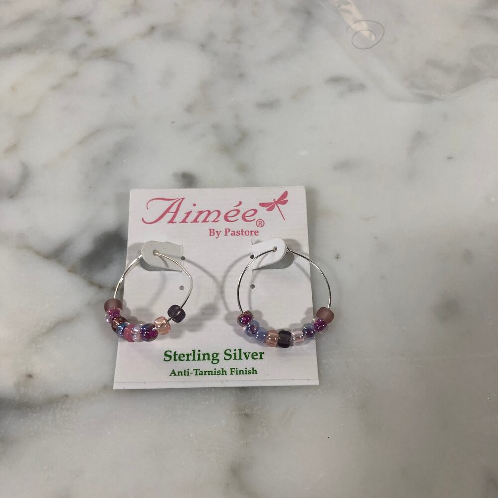 Aimee by Pastore Sterling Silver Earrings NWT's